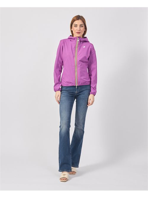 Llily K-way women's short jacket with hood K-WAY | K5127LW-LILY STRETCH521